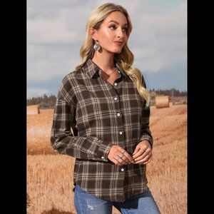 Plaid Button Down Shirt
